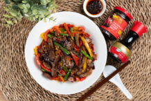 Stir-fried Beef with Chiu Chow Style Chilli Oil